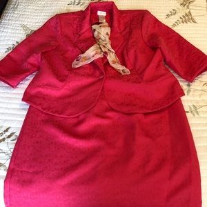 HOT PINK DRESS WITH BLAZER !!!